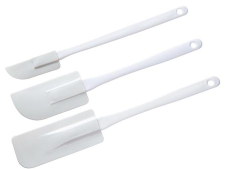 Chef Craft White Polypropylene Spatula Set Online Sale